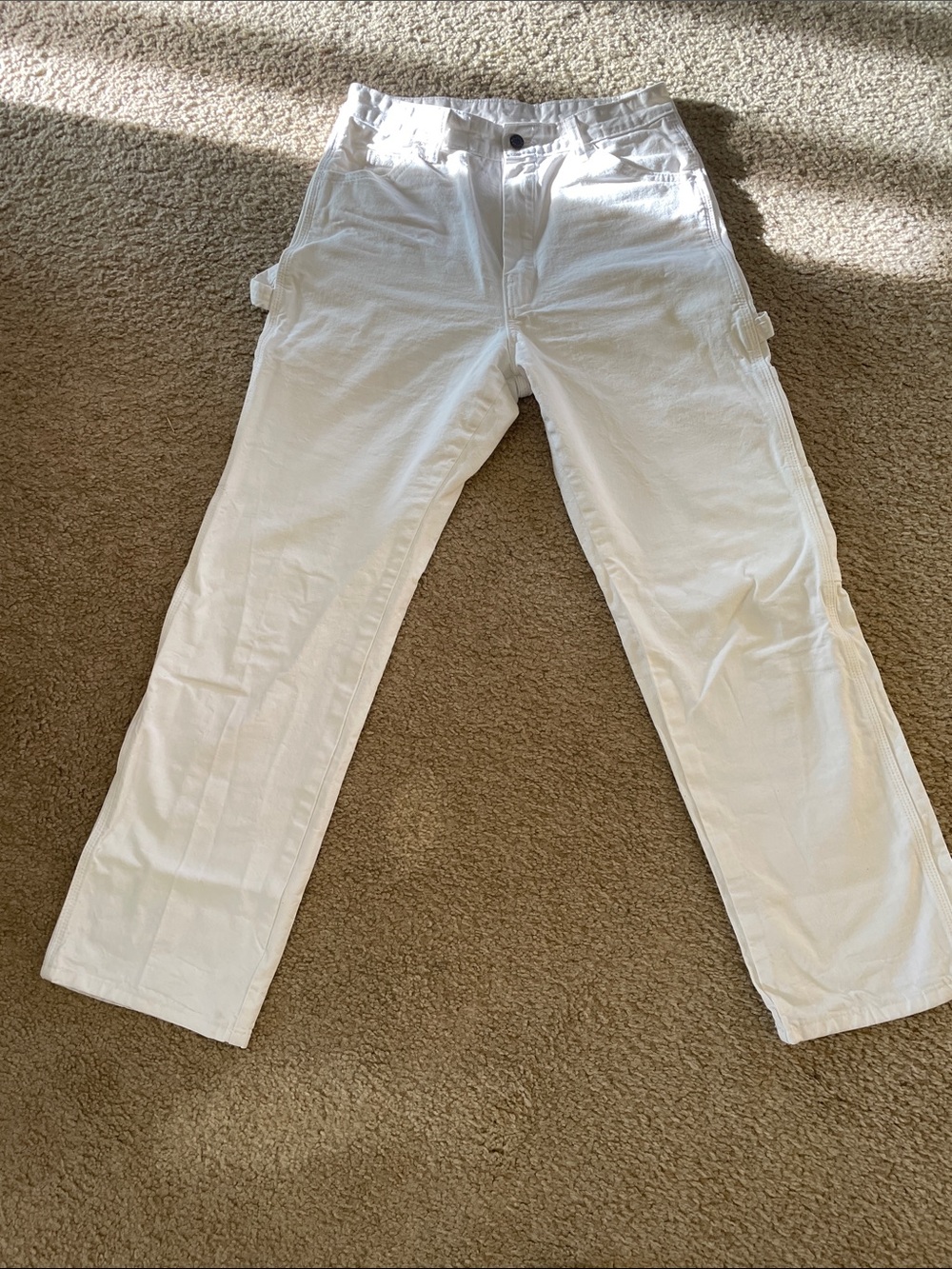 Dickies White Women's Carpenter Pants